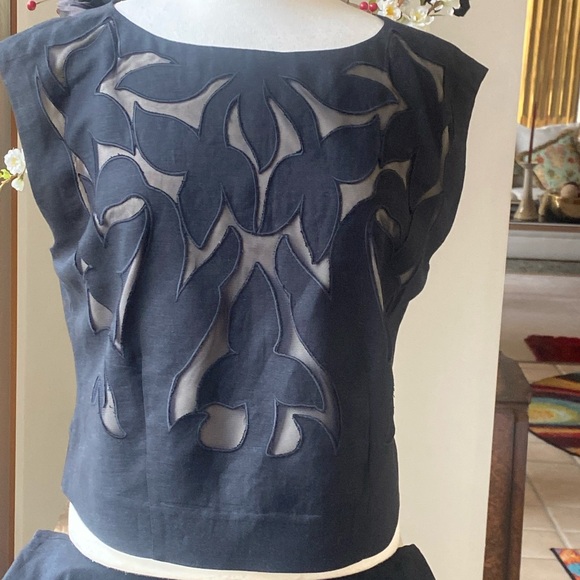 NIC+ZOE Black Skirt Set Excellent condition. Skirt Sz 12, top Sz,10. No flaws. - Picture 2 of 15